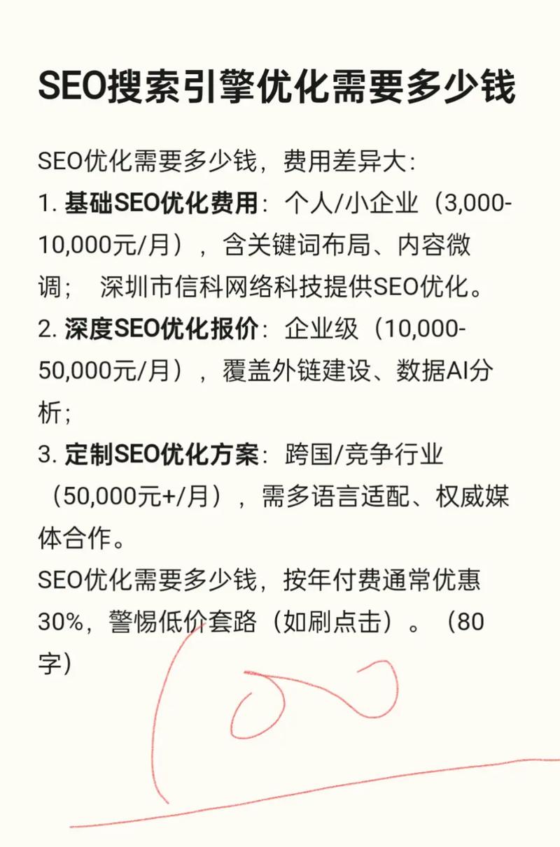 广东地区SEO优化服务一般多少钱？有没有具体收费标准？