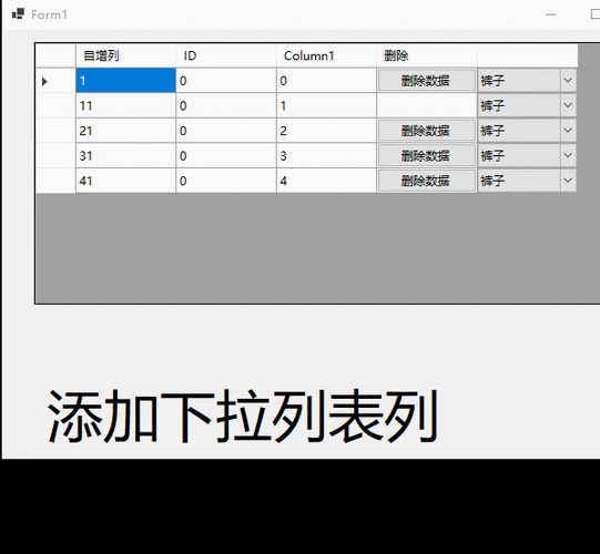 VB.NET中，运行时如何在DataGridView的ComboBoxColumn动态添加选项项？