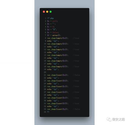 PHP中的 ?:、??、isset 和 empty 分别是什么操作符或函数的缩写或用法？