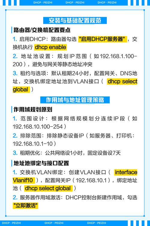 如何详细配置并设置一个DHCP服务器？