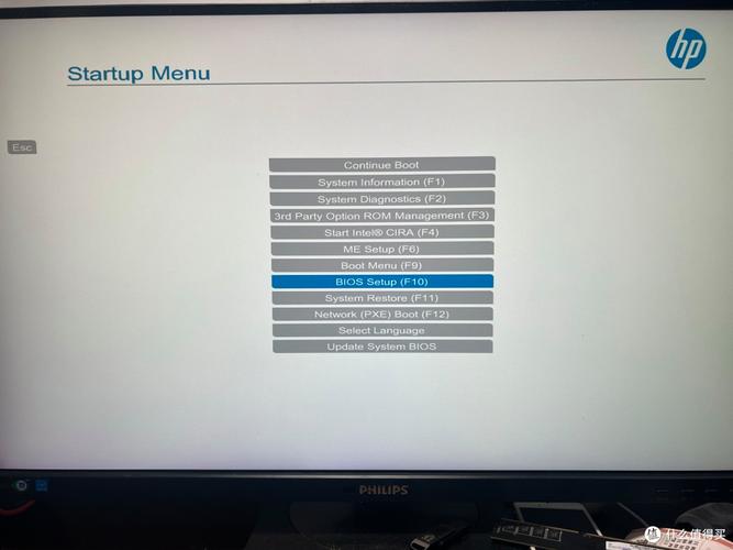 如何进入惠普服务器BIOS设置界面？