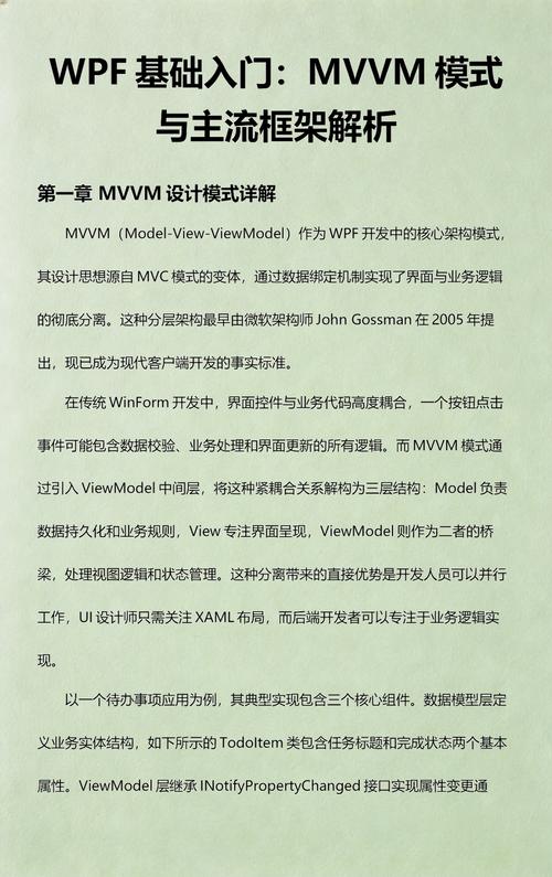 如何深入理解WPF中MVVM模式的高级应用？