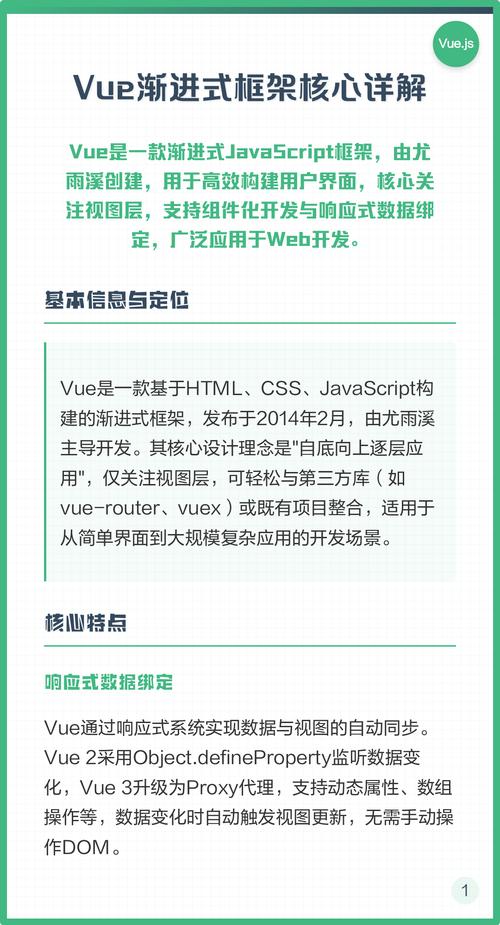 Vue基础和核心内容有哪些特点？