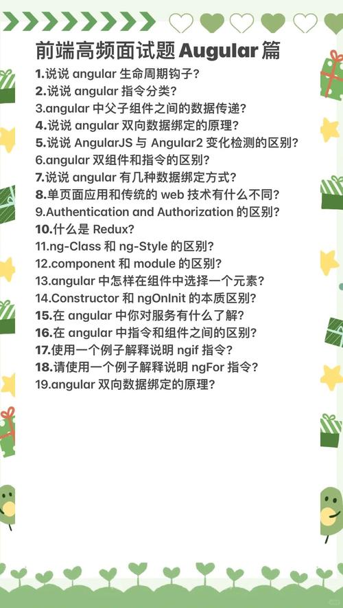 Angular 8面试题中，有哪些基础知识点需要解析？