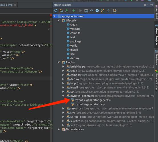 Springboot中如何使用通用mapper和mybatis-generator生成示例代码？