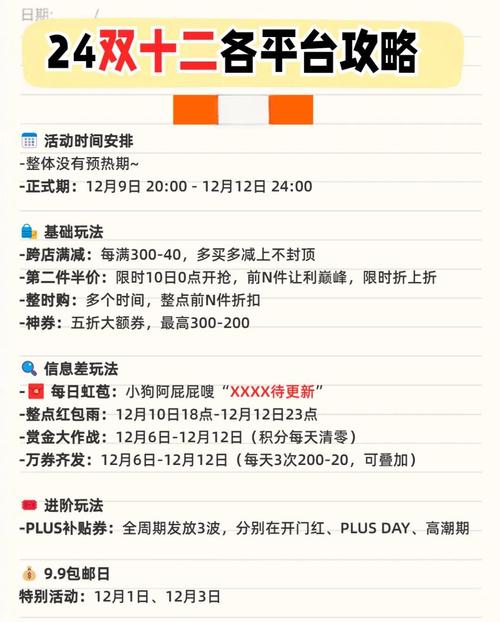 双十二期间，有没有什么同行秒杀攻略页可以参考？