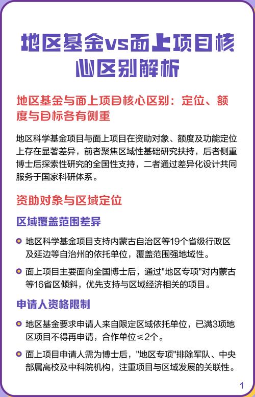 青年项目与面上项目在定位、资助对象和目标上有哪些根本性差异？