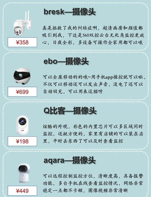 哪个品牌的智能监控摄像头质量好，值得推荐？