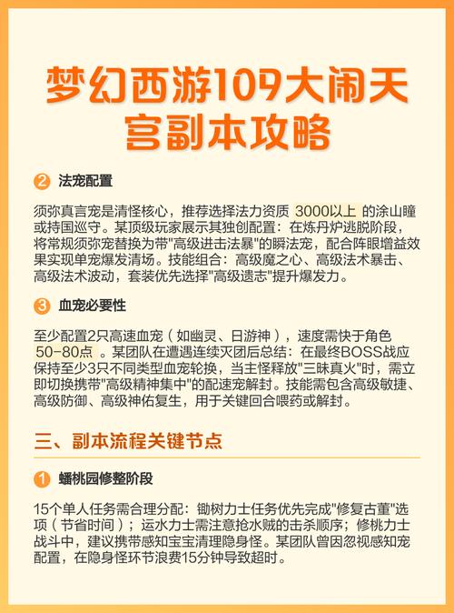 梦幻西游大闹天宫详细流程攻略，有哪些步骤和技巧？