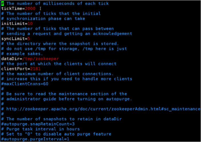 ZooKeeper的zoo.cfg配置文件和节点属性具体有哪些详细说明？
