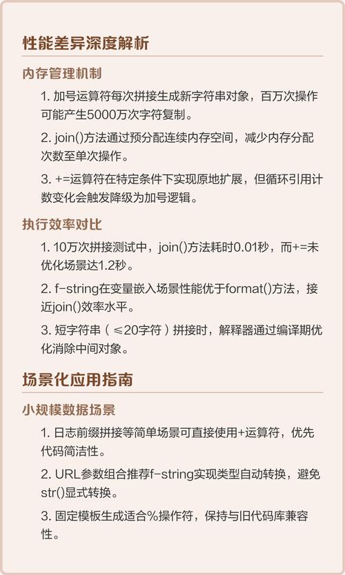 如何用Python高效连接字符串，避免使用单个空格字符，推荐''.join()方法？