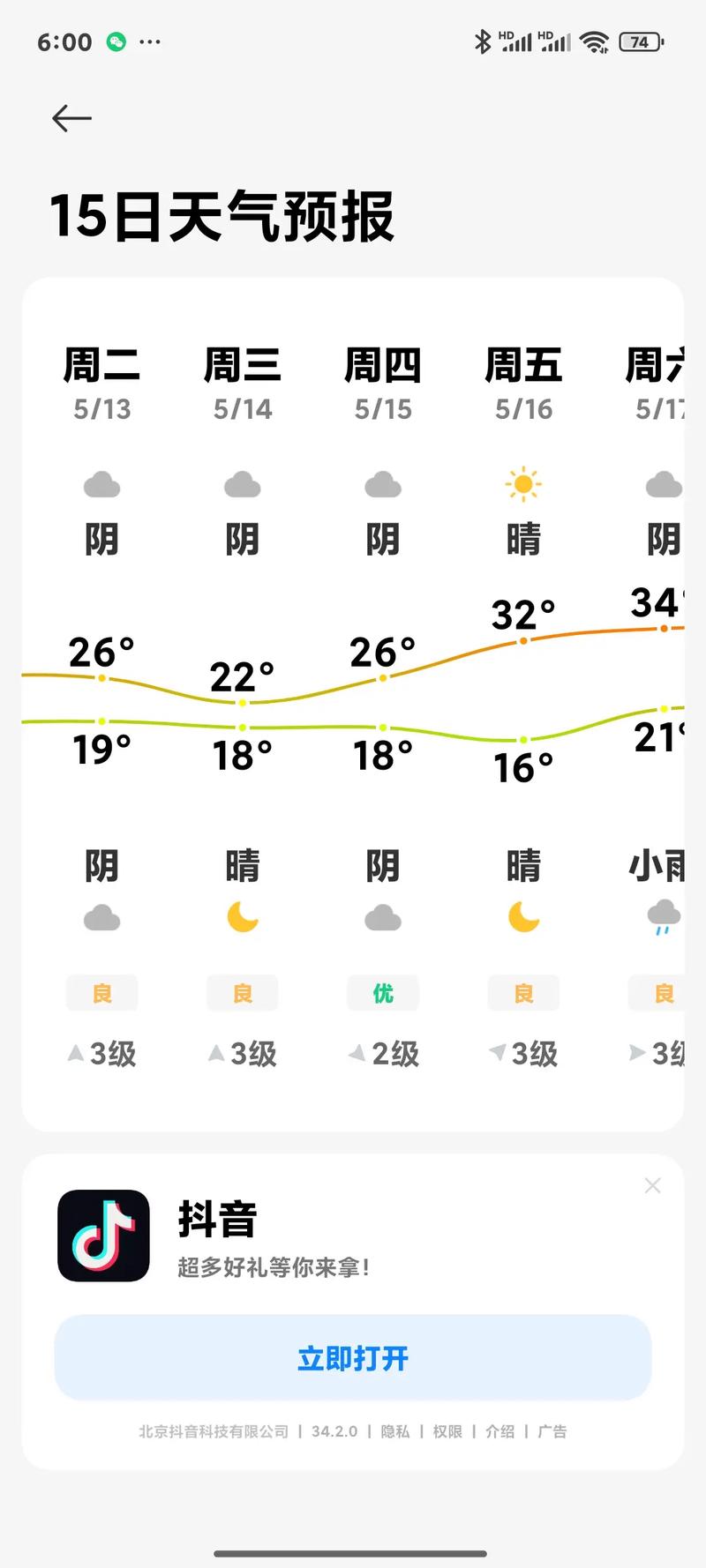 如何用PHP查询特定城市未来一周的详细天气预报？