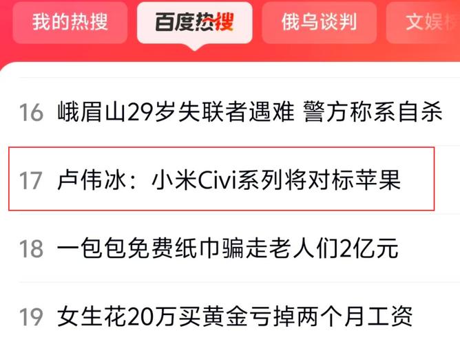 百度热榜速览里最近都有哪些热门话题或事件呢？