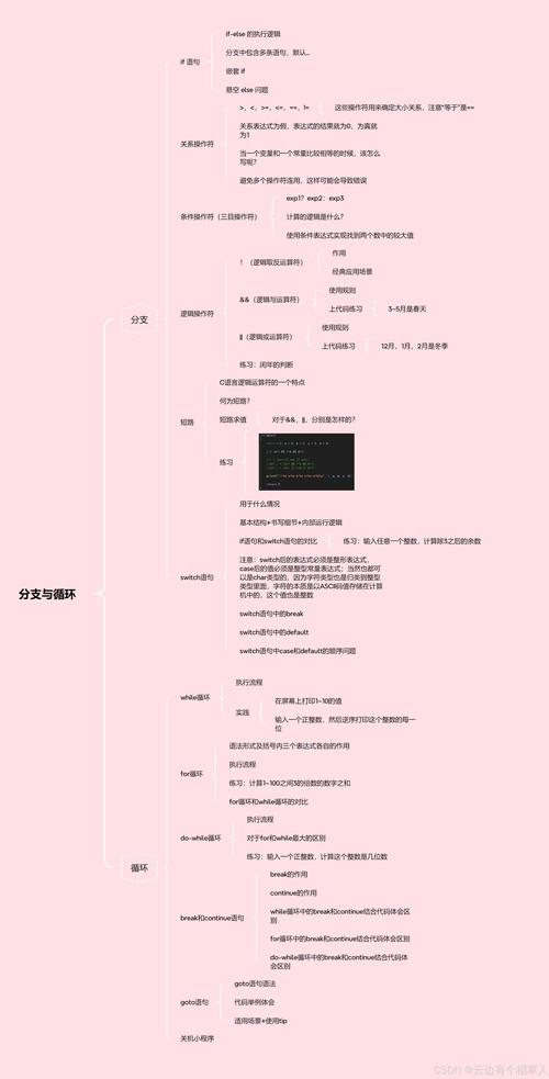 C语言学习笔记：第二章如何掌握分支与循环结构？