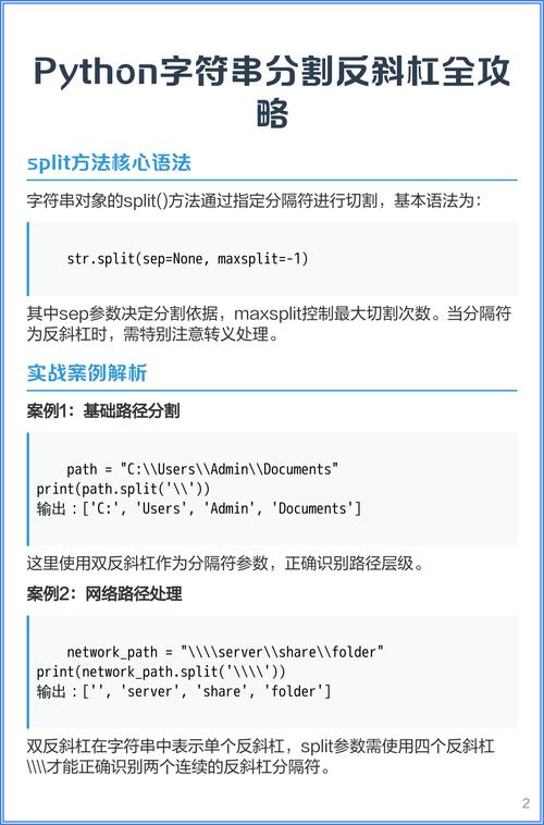 Python中如何打印出反斜杠字符？