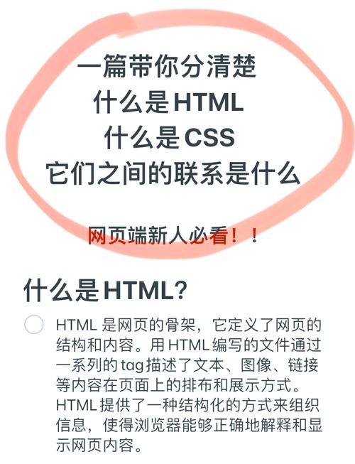 CSS和HTML有什么具体区别和联系？