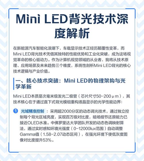 什么是MiniLED背光技术？