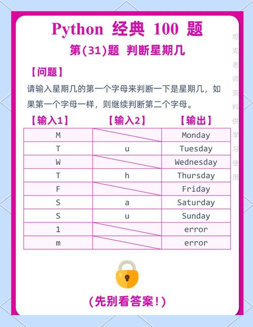 如何仅用3行Python代码查询今天是星期几？