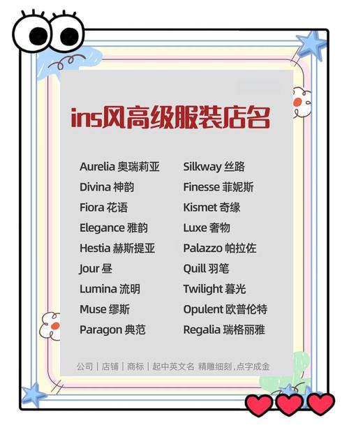 如何为女生服装独立站取一个既时尚又吸引人的名字？