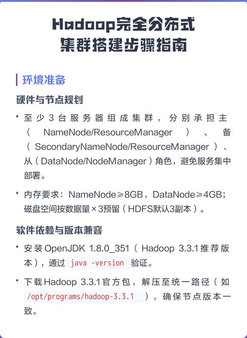 如何高效搭建hadoop分布式集群？