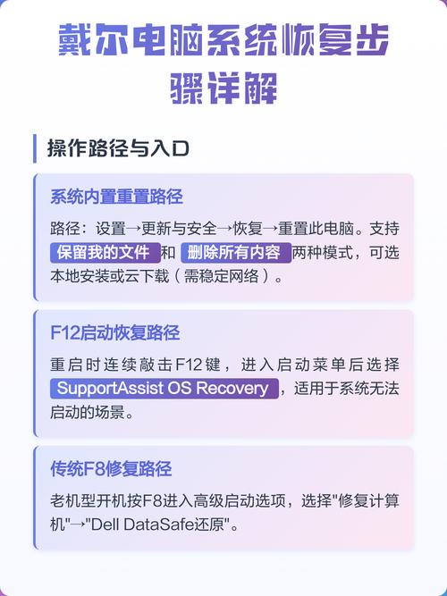 戴尔台式电脑恢复出厂设置有哪四种方法？