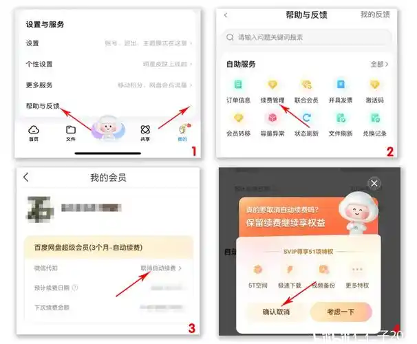 如何取消百度网盘自动续费操作步骤详解？