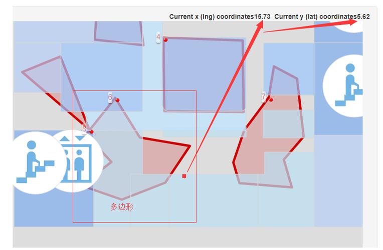 PHP如何判断一个点是否位于多边形内部或外部？