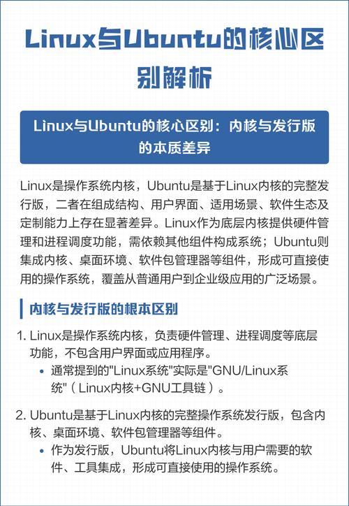 Linux系统是用何种编程语言开发的？Linux与Ubuntu操作系统之间有何本质区别？