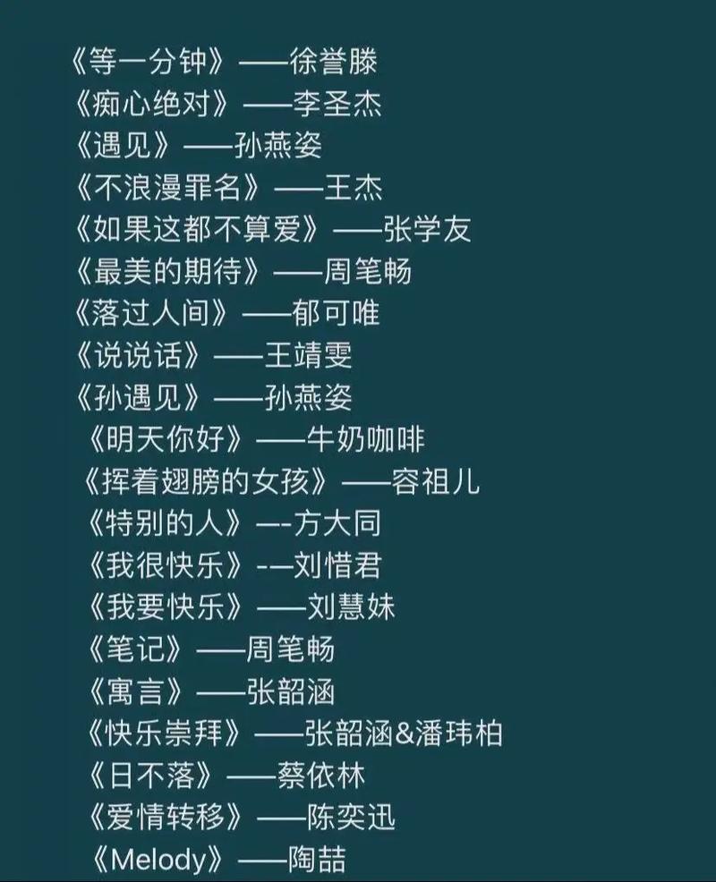 百度歌曲排名前十，那些热门旋律背后的故事，你了解多少？