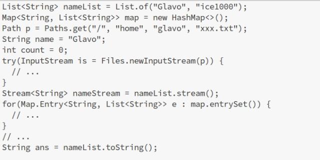 Java 10局部变量推断中，如何通过var关键字在方法参数中实现类型推断？