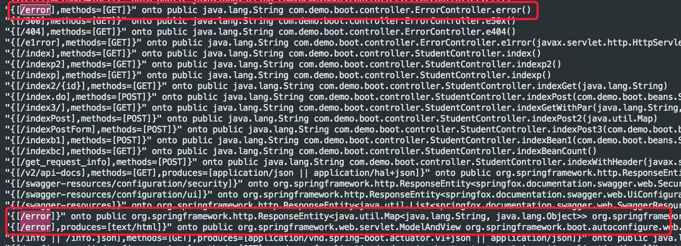 SpringBoot如何自定义Whitelabel Error Page内容替代默认白屏？