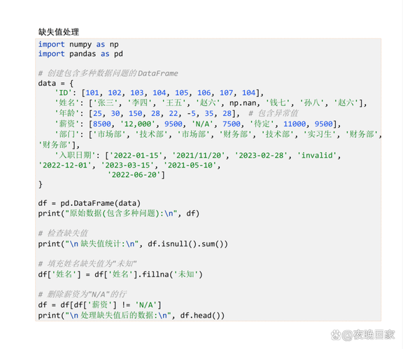 如何详细解析使用Python sklearn和pandas处理缺失数据预处理步骤？