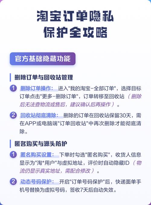 淘宝购物如何做到完全匿名，有效保护个人隐私？
