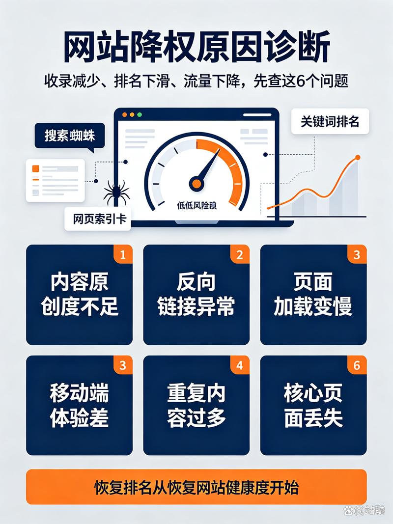 网站降权后搜索引擎的哪些惩罚信号可能揭示了其被降权的原因？