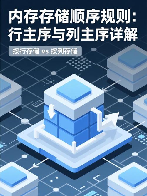 矩阵行主序与列主序的存储方式有何不同之处？