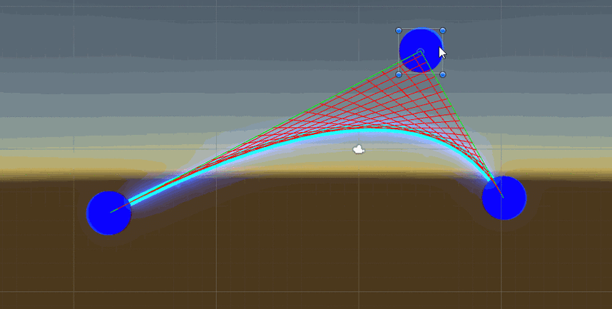 Unity中如何实现绘制动态二维曲线效果？