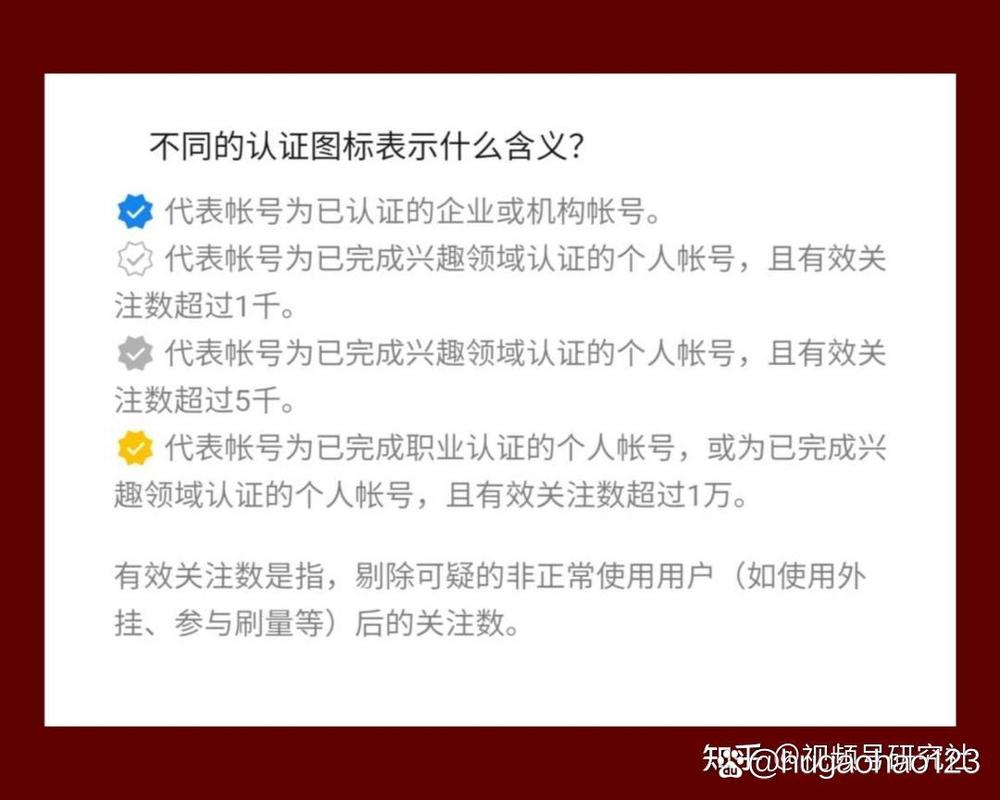 微信视频号四种认证图标具体是什么意思？