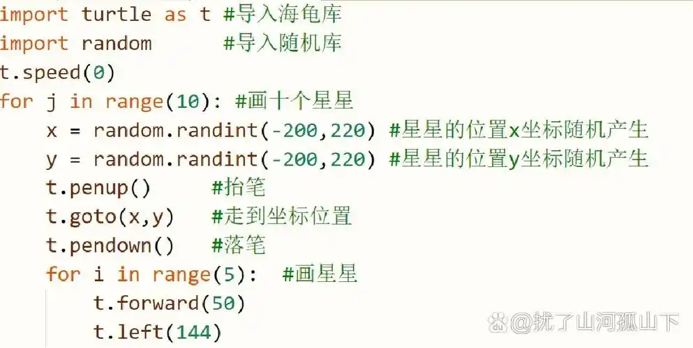 如何用JavaScript编写实现沿五角星形轨迹摆动的小圆的详细实例代码？
