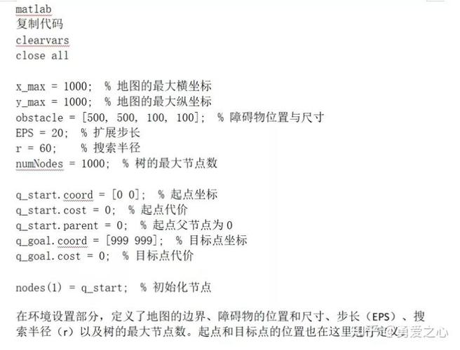 基于RRT算法的PRM路径规划避障方法，Matlab代码实现疑问？