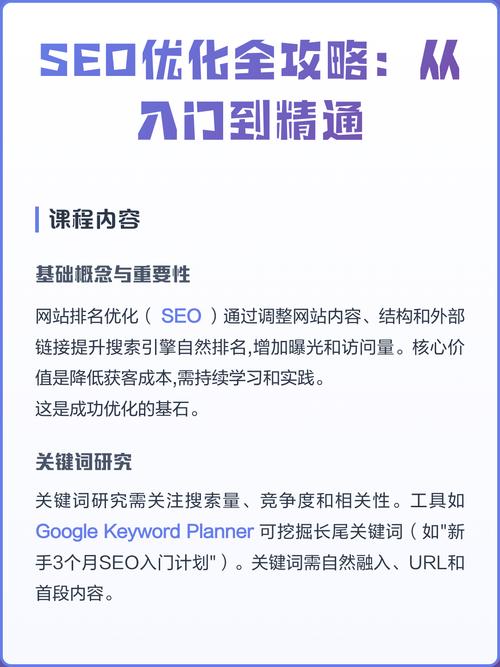 如何全面掌握55个新手SEO优化技巧，从入门到精通？