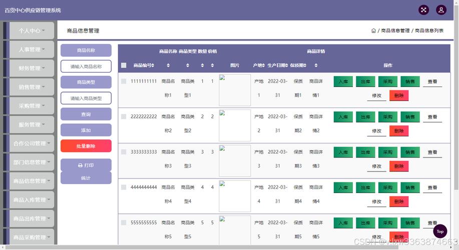jsp百货中心使用的供应链管理系统是什么？