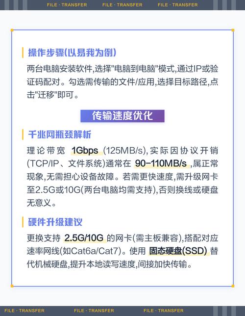 如何通过优化设置直接提升我的文件传输速度？