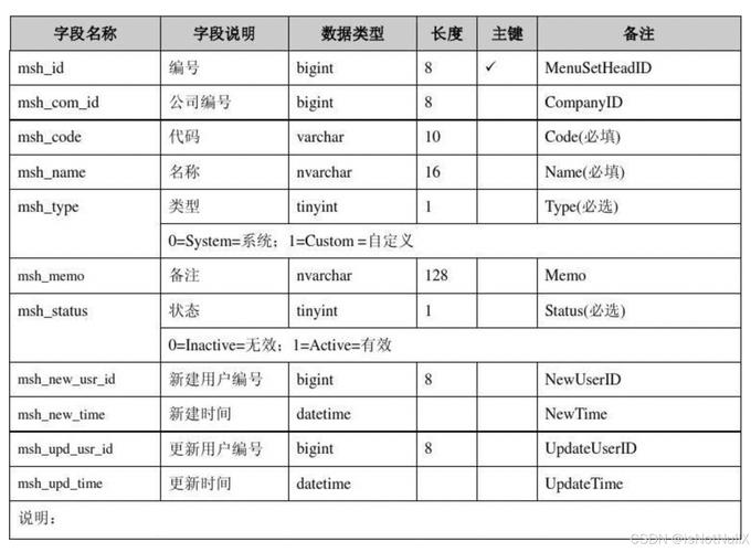 数据字典通常涵盖哪些具体信息？