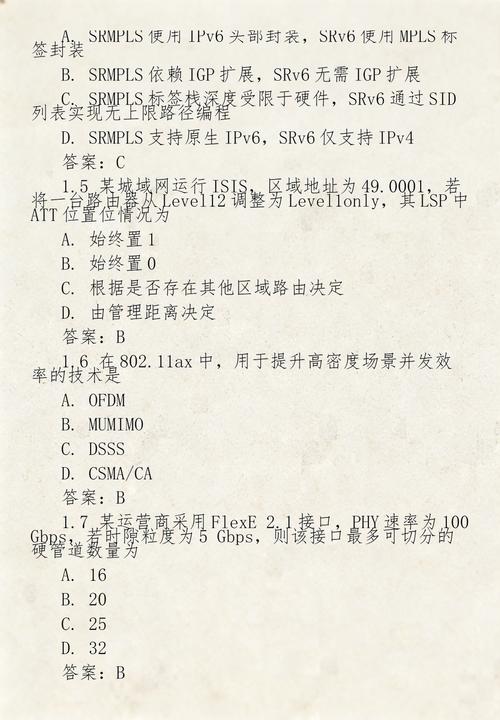 网络规划设计师题目详解及核心要素探讨大全包含哪些内容？