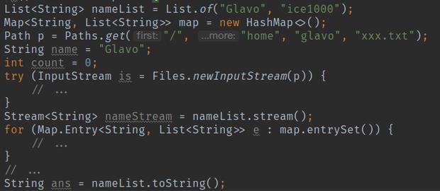 Java 10局部变量推断中，如何利用var关键字在方法返回类型中实现类型推断？