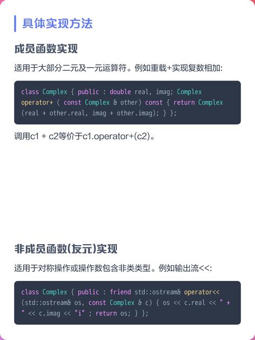 C运算符重载注意事项和汇总有哪些细节需要注意？