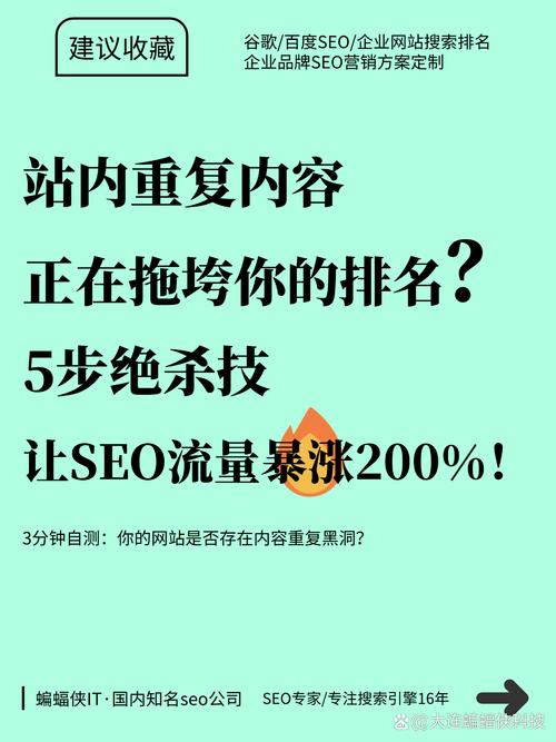 如何有效应对青岛SEO中百度收录大量重复URL的挑战？