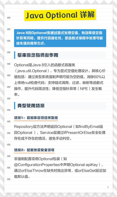 Java8 Optional类新特性有哪些？详细解读其用法和优势？