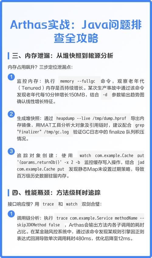 如何全面排查Java应用中的各种疑难问题？
