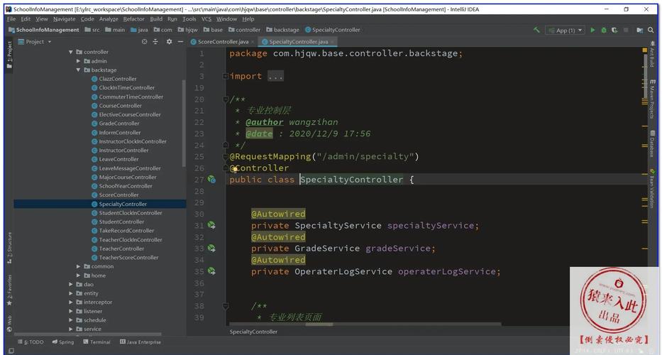 如何展示Spring Boot项目中的控制面板界面？